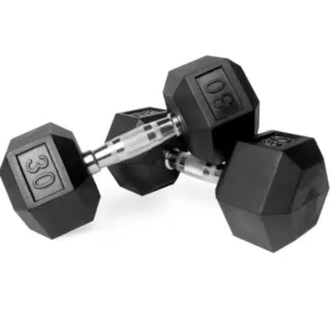 💪 PAREJA DE MANCUERNAS HEXAGONALES DE 30LB
